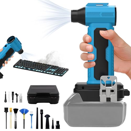 Electric Dust Blower (Compatible with Makita 18V) | Portable High-Pressure Duster, Compatible with Makita 18V Batteries, 130,000 RPM Brushless Handheld Design