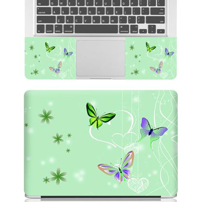 15-15.6 inches Netbook Laptop Skin Sticker Decal Reusable Cover Protector for 11.6 12 13 13.3 14 15 15.4 Notebook Chromebook PC, Scratch-Resistant Waterproof I Mint Green Butterfly - color: Mint Green Butterfly