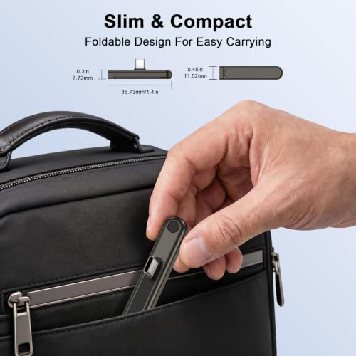 240W USB-C 90°Degree Invisible Phone Stand with USB C Adapter,2Pack 2 in 1 Type C Male to Female Adapter with Foldable Phone Desk Stand Holder for iPhone 17 Pro Max/16/15/Samsung/Pixel/Gaming
