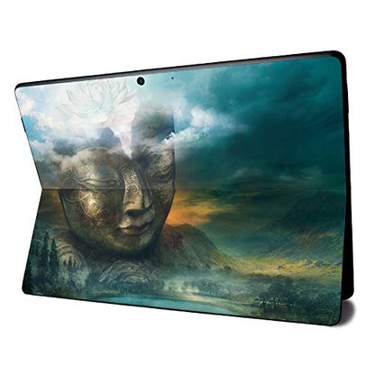 MightySkins Skin for Microsoft Surface Pro X - Insight Buddha | Protective, Durable, and Unique Vinyl Decal Wrap Cover | Easy to Apply, Remove, and Change Styles | Made In The USA - color: Insight Buddha