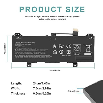 GB02XL GM02XL L42583-002 917725-855 Laptop Battery for HP Chromebook X360 14A 14-DB 11 G8 G7 G1 G2 EE/Chromebook 11A G8 G5 G6 EE/Chromebook 14 G5 14-DB0051CL 14-CA000NA L42583-005 L42550-271 - size: 9.45*2.99*0.2inch