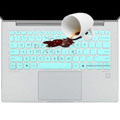 Keyboard Cover for HP ProBook 440 G11 14 & HP ProBook 445 G11 14-inch Laptop Accessories Keyboard Protective Cover Skin (NOT Fit HP ProBook 440 445 G10/G9/G8/G7/G6/G5)-Hotblue - color: Hotblue