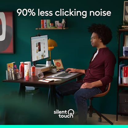 Logitech Signature M650 Wireless Mouse Small to Medium Sized Hands - Black - color: Black