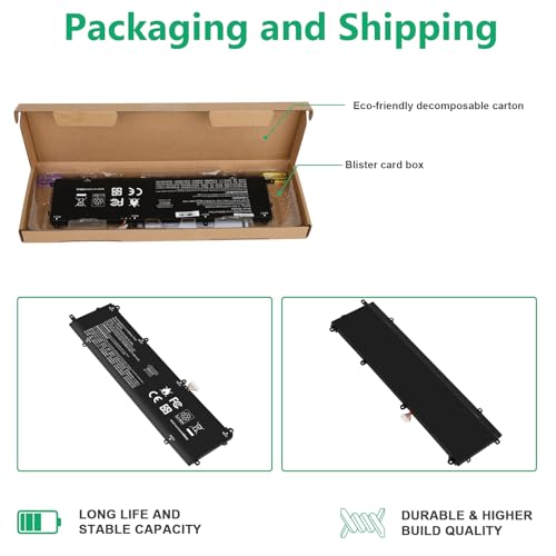 BN06XL BNO6XL L68299-005 Battery for HP Spectre X360 BN06XL 15 15-eb000 15-eb0xxx 15-eb1xxx 15-EB0053DX 15-EB0043DX 15-EB1043DX 15T-EB000 15T-EB100 15T-EB 15-EB Series BN06072XL L68235-1C1 11.55V - color: BN06XL