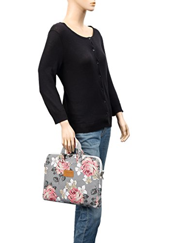 canvaslife Gray Roses Laptop Sleeve, 12/13 Inch | Waterproof - color: Grey Rose, size: 13 inch/13.3 inch