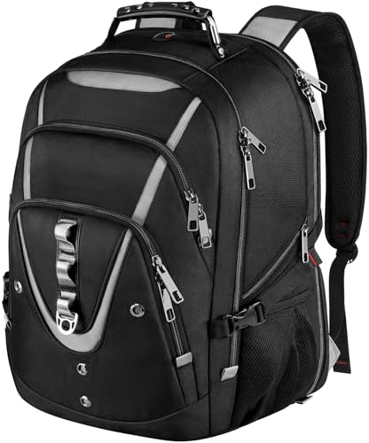 Extra Large Laptop Backpack, 17 inch Computer Backpack for Men Travel Work | TSA Flight Approved Travel Backpack for Men, RFID Business Computer Bag, Heavy Duty Water Resistant College Bookbag for Work
