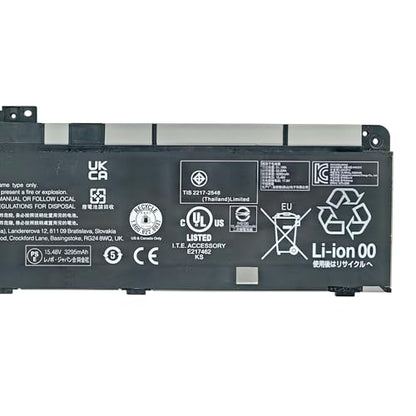 L23C4P73 Battery 52.5Wh 3392mAh Replacement for Lenovo Thinkpad T14 Gen 6 Gen 5 P14s Gen 5/6 Series SB11H56317 5B11H56416 L23M4P72 SB11H56316 5B11H56415 L23D4P71 L23B4P70 15.48V 4-Cell