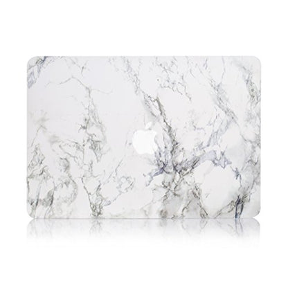 RUBAN Case Compatible with MacBook Air 13 Inch (Models: A1369 & A1466, Older Version 2010-2017 Release), Slim Snap On Hard Shell Protective Cover, (White Marble) - color: White Marble