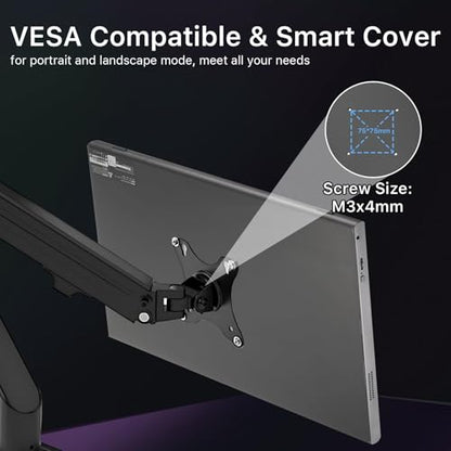 15.6 inch Portable Monitor,1080P USB-C HDMI,Portable Monitor for Laptop, HDR Plug&Play,PC,Mac,Phone,PS,Xbox,Swich,IPS Ultra-Thin Zero Frame, Metal Case