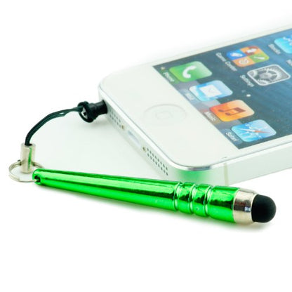 Stylus Pen Bundle 12 Pack/Short Stylus Pens with 3.5mm Jack Connector - Compatible with All Capacitive Touchscreen Devices - for iPad, iPhone, Samsung Phones, Tablets, Android Tablets and More