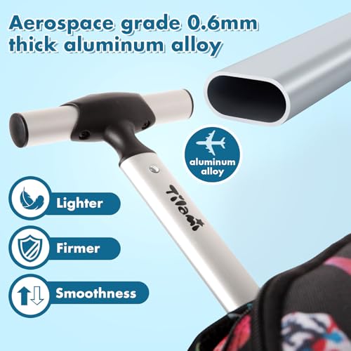 Tilami Rolling Backpack for Kids 18 inch Boys and Girls Laptop Backpack,Ice cream - color: Ice Cream