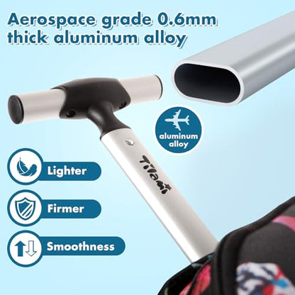 Tilami Rolling Backpack for Kids 19 inch with Lunch Bag Wheeled Laptop Backpack,Ice cream - color: Ice Cream