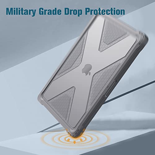Fintie Case for MacBook Pro 16 Inch A3429 A3428 A3403 A3186 A2991 A2780 A2485 (2026-2021) - Heavy Duty Rugged Hard Shell Cover for MacBook Pro 16" M5/M4/M3/M2/M1 Chip, Gray - color: Gray