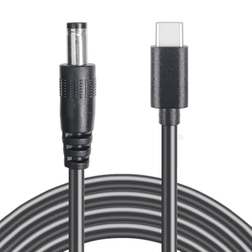 5Ft 12V 3A USB C to 5.5x2.5mm Webcamera Power Cable, 20V DC Adapter USB C Cable Made for GPS, DVR, Webcamera, Speaker, CCTV Camera, LAN Phones, USB Hubs, Asus Laptop, External Speaker - style: USB C to 5.5x2.5mm