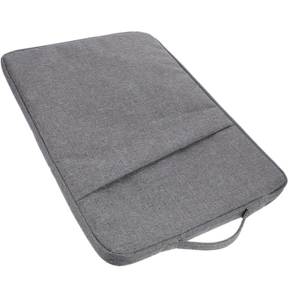 Luxshiny Shockproof Laptop Sleeve Bag for 15.6 Inch Notebook, Portable Travel Laptop Case with Sturdy Dark Gray Protective Cover and Tablet Holder for Outdoor Use