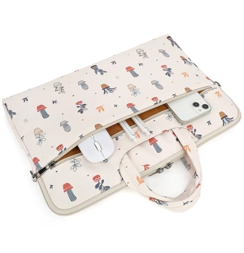 DACHEE Laptop Shoulder Bag for 15 Inch/15.6 Inch Macbook Pro - color: Potted Plant(07)