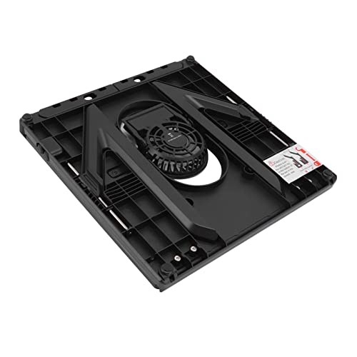 Laptop Stand, Ergonomic Height Angle Adjustable Computer Notebook Stand, Portable and Foldable Laptop Riser Holder with Detachable Cooling Fan, Laptop Shelf Compatible with 10-17in Laptops