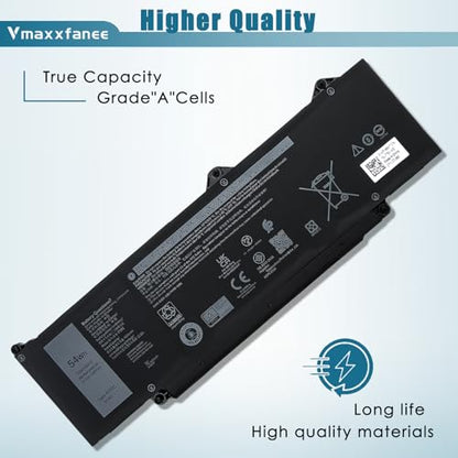54Wh R73TC Laptop Battery Replacement for Dell Latitude 5340 5350 5440 5450 5540 5550 7455 3340 3440 3450 3540 3550 Precision 3480 3490 3580 3590 P181G P182G Series 0V042N V042N 11.4V - size: 10.37*3.38*0.18 inch R73TC