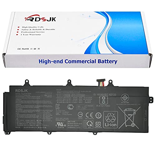 C41N1712 Laptop Battery for Asus ROG Zephyrus GX501 GX501G GX501GI GX501GM GX501GS GX501V GX501VI GX501VS GX501VS-XS71 GX501VSK GX501VIK GX501VI-GZ030T Series 0B200-02380100 0B200-02380200 15.4V 50Wh