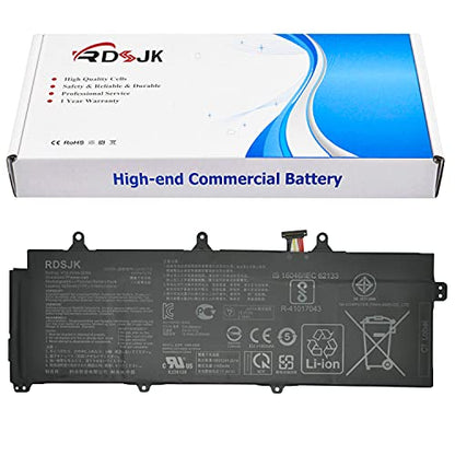 C41N1712 Laptop Battery for Asus ROG Zephyrus GX501 GX501G GX501GI GX501GM GX501GS GX501V GX501VI GX501VS GX501VS-XS71 GX501VSK GX501VIK GX501VI-GZ030T Series 0B200-02380100 0B200-02380200 15.4V 50Wh