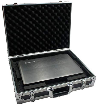 17 Inch Laptop Hard Case ATA Flight Road Universal - Harmony Cases | rugged shell notebook transport protection, travel-ready computer hauling, secure storage between studio and stage gigs