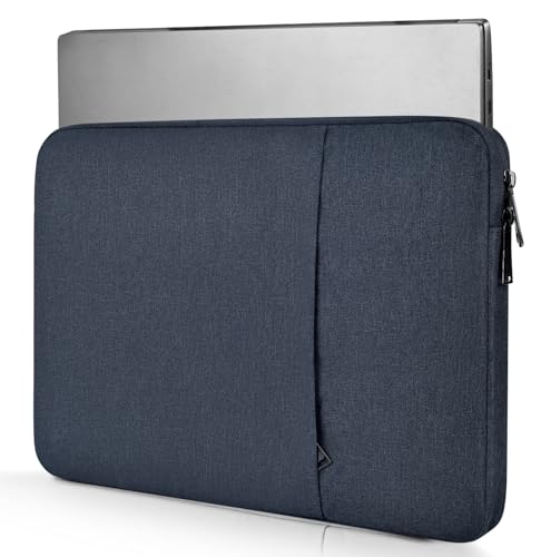 15.6 Inch Laptop Sleeve Case for HP Pavilion 15.6, Compatible with Acer Chromebook 15/ Aspire, ASUS Chromebook CX15/ VivoBook 15 16, Water Resistant Computer Carrying Bag, Navy Blue - color: Navy Blue, size: 15.6 -16 Inch