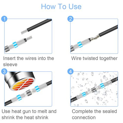 DC7909 Power Pigtails Cable, 12V DC 8mm Male Plug to Bare Wire Open End Power Supply Repair Replacement Barrel Connector Cord, 16AWG DC 7.9 x 5.5mm for Solar Cell Laptop Camera, 4 Pcs