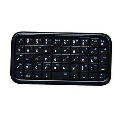 Fabater Bluetooth Keyboard, Wireless and Wired Dual Mode Portable Slim Design Travel Keyboard with Silent Keys and 300mAh Rechargeable Small for Laptop Tablet Phone (Backlit Black)