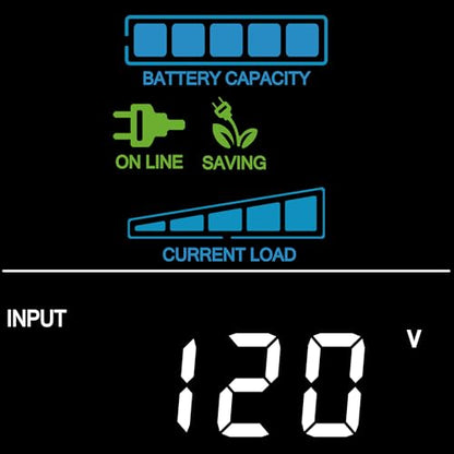 CyberPower CP1350PFCLCD PFC Sinewave UPS Battery Backup and Surge Protector - size: 1350VA, style: Mini-Tower