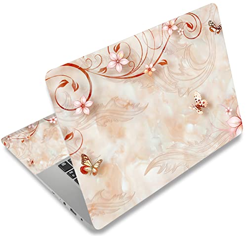 Laptop Notebook Skin Sticker Cover Decal Fits 12 13 13.3 14 15 15.4 15.6 inch Laptop Protector Notebook PC | Easy to Apply, Remove and Change Styles (Flower Vine) - color: Flower Vine
