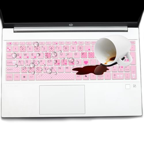 Keyboard Cover for 2026 2025 2024 HP 15.6 inch Laptop 15-fc 15-fd Series, HP 15z-fc000 15t-fd000 15-fd0123dx 15-fd0127dx 15-fc0245dx 15-fc0025dx 15-fd0023dx 15-fd0005dx 15t-fd100 fd0083wm fc0093dx - color: Lovly