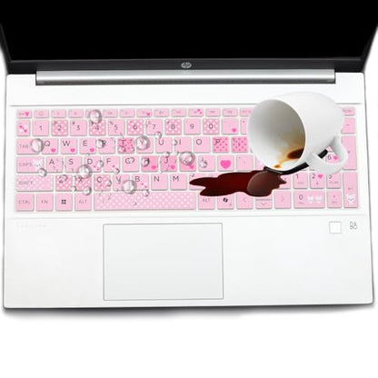 Keyboard Cover for 2026 2025 2024 HP 15.6 inch Laptop 15-fc 15-fd Series, HP 15z-fc000 15t-fd000 15-fd0123dx 15-fd0127dx 15-fc0245dx 15-fc0025dx 15-fd0023dx 15-fd0005dx 15t-fd100 fd0083wm fc0093dx - color: Lovly