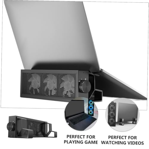 Speed RGB Gaming Laptop Cooling Pad with Stand Ergonomic Notebook Cooler Rack for Overheat Prevention and Comfortable Viewing Angle Laptop Accessory