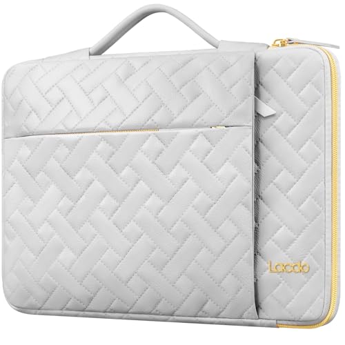 Lacdo 360° Protective 14 Inch Laptop Sleeve Case for HP Lenovo Dell ASUS Acer Chromebook 14 / HP Stream 14 / Dell Inspiron 14 / Lenovo IdeaPad 14 / Acer Spin/ASUS ZenBook Computer Bag, Space Gray - color: Space gray, size: 14 Inch
