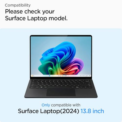 Spigen Tempered Glass Screen Protector [GlasTR Slim] Designed for New Surface Laptop 13.8 inch [9H Hardness] - size: 13.8 inch