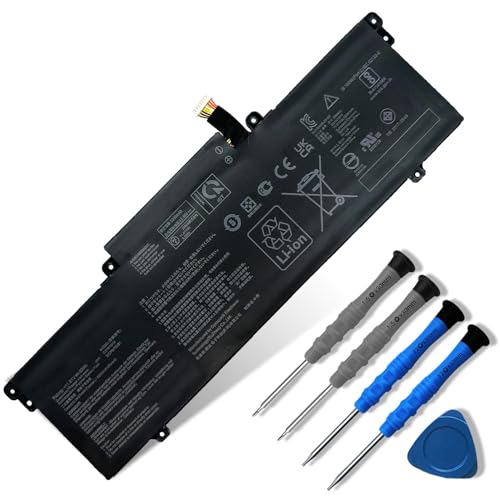 63Wh C31N1914 Laptop Battery Compatible with Asus ZenBook 13 UX425UG ZenBook 14 UX435EA UX435EAL UX435EG UX435EGL UM425QA UM425QA-KI072T UM425UAZ B7402FEA Serie 0B200-03730100 11.61V 5427mAh - size: 10.96*3.36*0.26 inch C31N1914