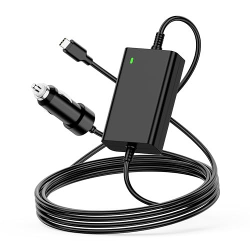 100W USB-C Laptop Car Charger for Dell Latitude/XPS/Precision,MacBook Pro | Air,for HP Spectre/Elitebook,for Lenovo ThinkPad/Yoga/IdeaPad,Acer Chromebook,Google,for Samsung,Zenbook,Car Laptop Charger