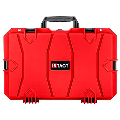 Eylar 21.6" Intact Series Carry-On Hard Camera Case, Lightweight and Durable Stacker Design with Foam (Red) - color: Red