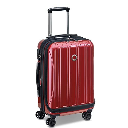 DELSEY PARIS Helium Aero Hardside Expandable Luggage with Spinner Wheels, Brick Red, 2-Piece Set (19/24) - color: Brick Red, size: 2-Piece Set (19/24)