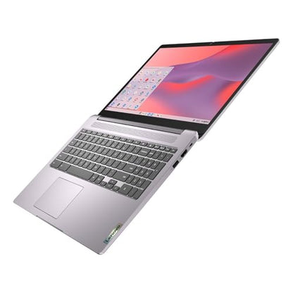 Lenovo IdeaPad 3i Chromebook, 15.6” FHD 1920 x 1080 Display, Intel Celeron N4500 1.1GHz, Intel UHD Graphics, 4GB RAM, 64GB SSD eMMC, Webcam, Bluetooth, Chrome OS, Grey (Renewed) - style: N4500 | 4GB|64GB Storage