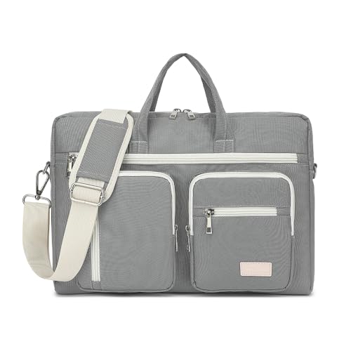 15-15.6 inch Laptop Shoulder Bag, for MacBook Pro 16, Hp Lenovo Dell 14 inch Waterproof Messenger Bag Case Sleeve (gray) - color: Gray, size: 15 inch/15.6 inch