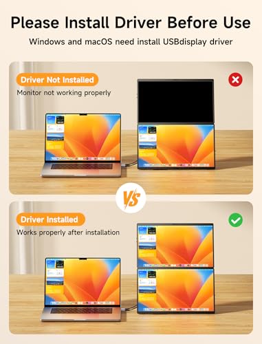 JSAUX FlipGo Horizon Pro Laptop Screen Extender 15.6 Inch | Dual Screen Monitor, Patented Snap-Lock Technology, 1080P FHD IPS, Compatible with Windows/macOS/MacBook