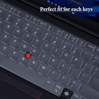 Keyboard Cover Skin for Lenovo ThinkPad X1 Carbon Gen 13 / Gen 12 Laptop | Lenovo Gen 13 12 ThinkPad X1 Carbon 14" Keyboard Protector(NOT fit for ThinkPad X1 Carbon 11th 10th 9th 8th 6th 5th) - color: Clear