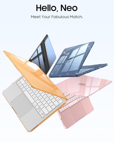 Fintie Case for MacBook Neo 13 Inch A3404 2026, Cosmic Orange | Snap-On Hard Shell Cover, Ultra-Thin, Slim Fit, Lightweight - color: Cosmic Orange