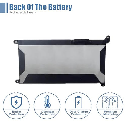 42Wh JPFMR Laptop Battery Replacement for Dell Chromebook 3100 3400 2-in-1 | Compatible with Dell Chromebook 5488 5493 5593, Replaces 16DPH 65N6H 7T0D3 07GDY 7MT0R DN33X RDNP5, 11.4V 3500mAh Battery - size: 7.58*4.10*0.26 inch JPFMR