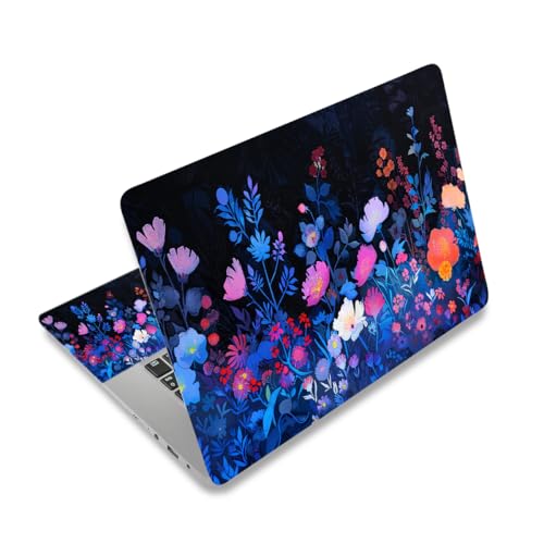 Laptop Stickers Decal,12 13 14 15 15.6 inche Netbook Laptop Skin Sticker Reusable Protector Cover Case For Toshiba Hp Samsung Dell Apple Acer Leonovo Sony Asus Laptop Notebook (Colorful Small Flowers) - color: Colorful Small Flowers