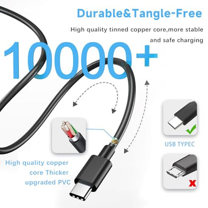 90W USB Type C Laptop Charger Compatible with HP Envy x360 14 15 16 17 Spectre x360 EliteBook 1040 G4 1040 G5 ZBook x2 G4,19.5V /4.5A 90W AC Adapter Charger