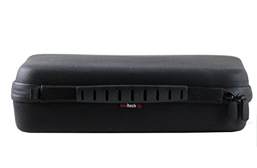 Navitech Black Heavy Duty Rugged Hard Case/Cover with Shoulder Strap Compatible with Nvidia Shield TV Pro Media Desktop Mini PC
