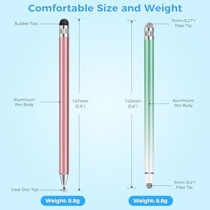10PCS Stylus Pen for Touchscreen, Compatible with All Touch Screen Devices | High Precision Sensitivity Stylus Pen for iPad/iPhone/Samsung/Android - color: 10-Pack Mix