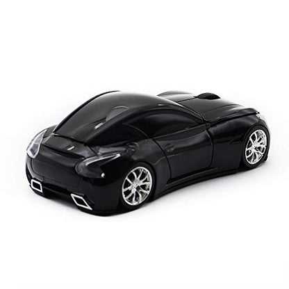 MGbeauty Wireless Car Mouse with USB Receiver Computer Gaming Mouse for Laptop Windows Mac Black - color: Black